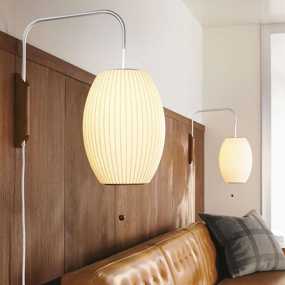 Evphael Premium nordische Kunst-Wandleuchte mit Kugel in Kieselsteinform