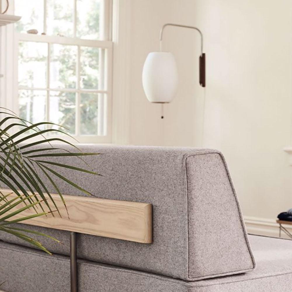 Evphael Premium nordische Kunst-Wandleuchte mit Kugel in Kieselsteinform