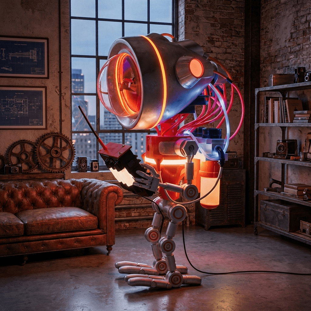 Lioraeon Scout Roboter-Skulptur