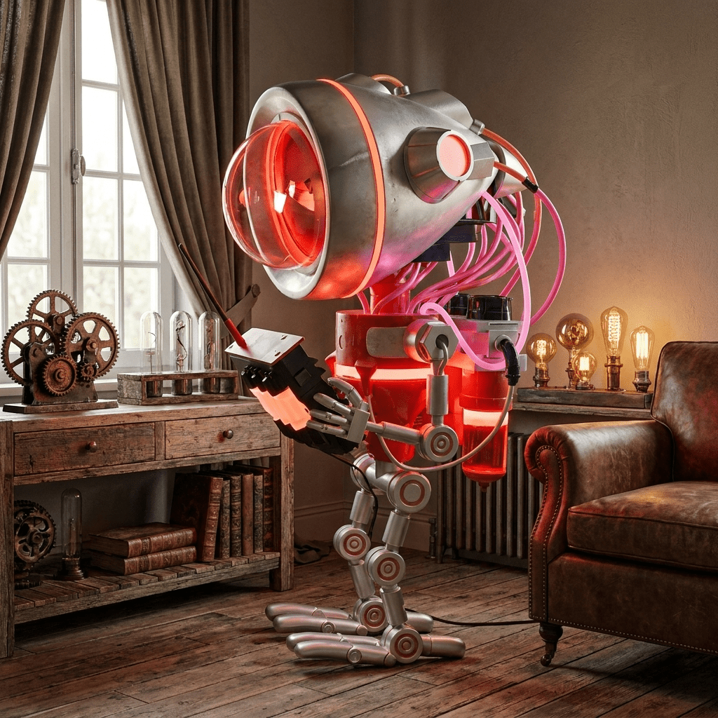 Lioraeon Scout Roboter-Skulptur