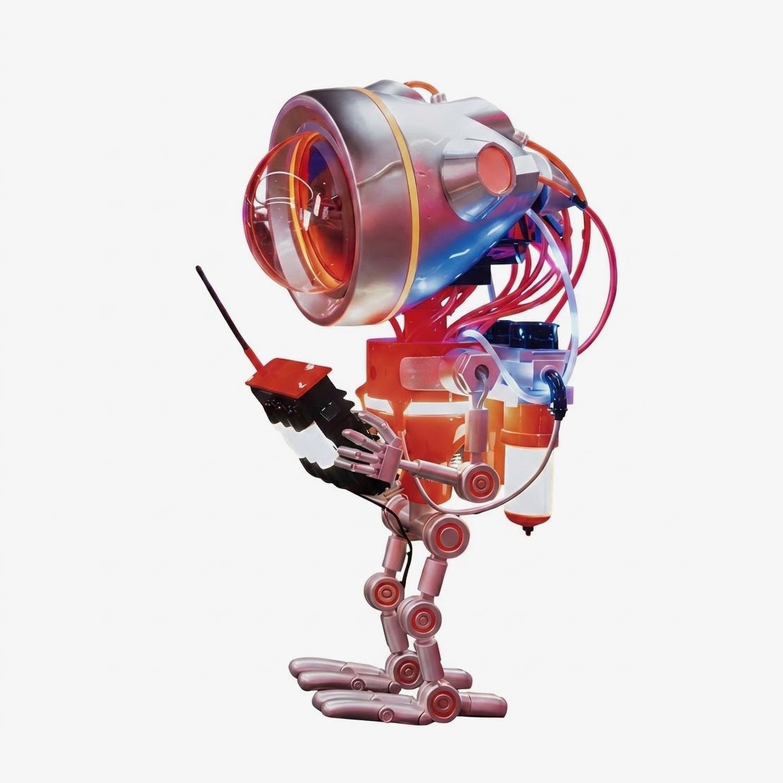 Lioraeon Scout Roboter-Skulptur