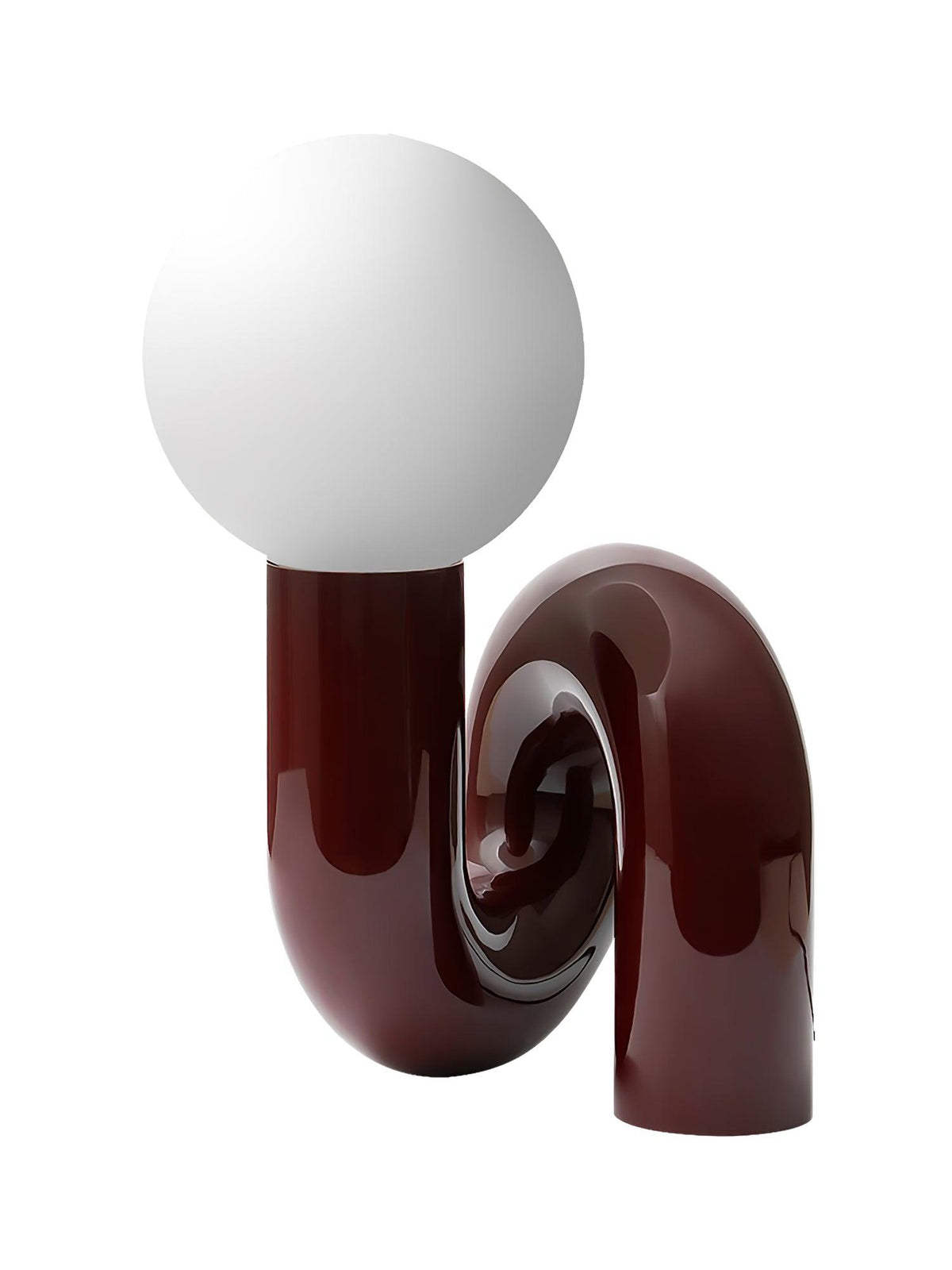 Soreeon Tischlampe Playful N-Form in Weiß