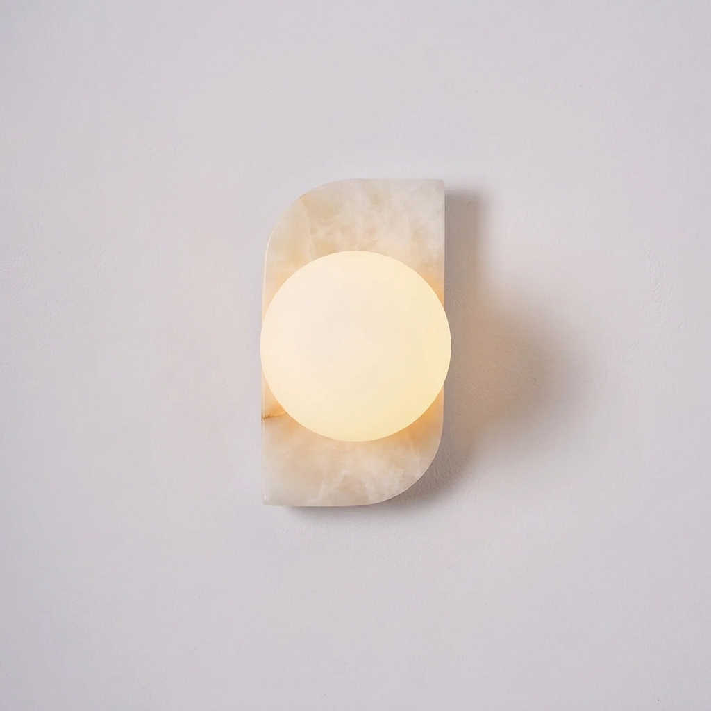 Onyx Alabaster-Wandleuchte