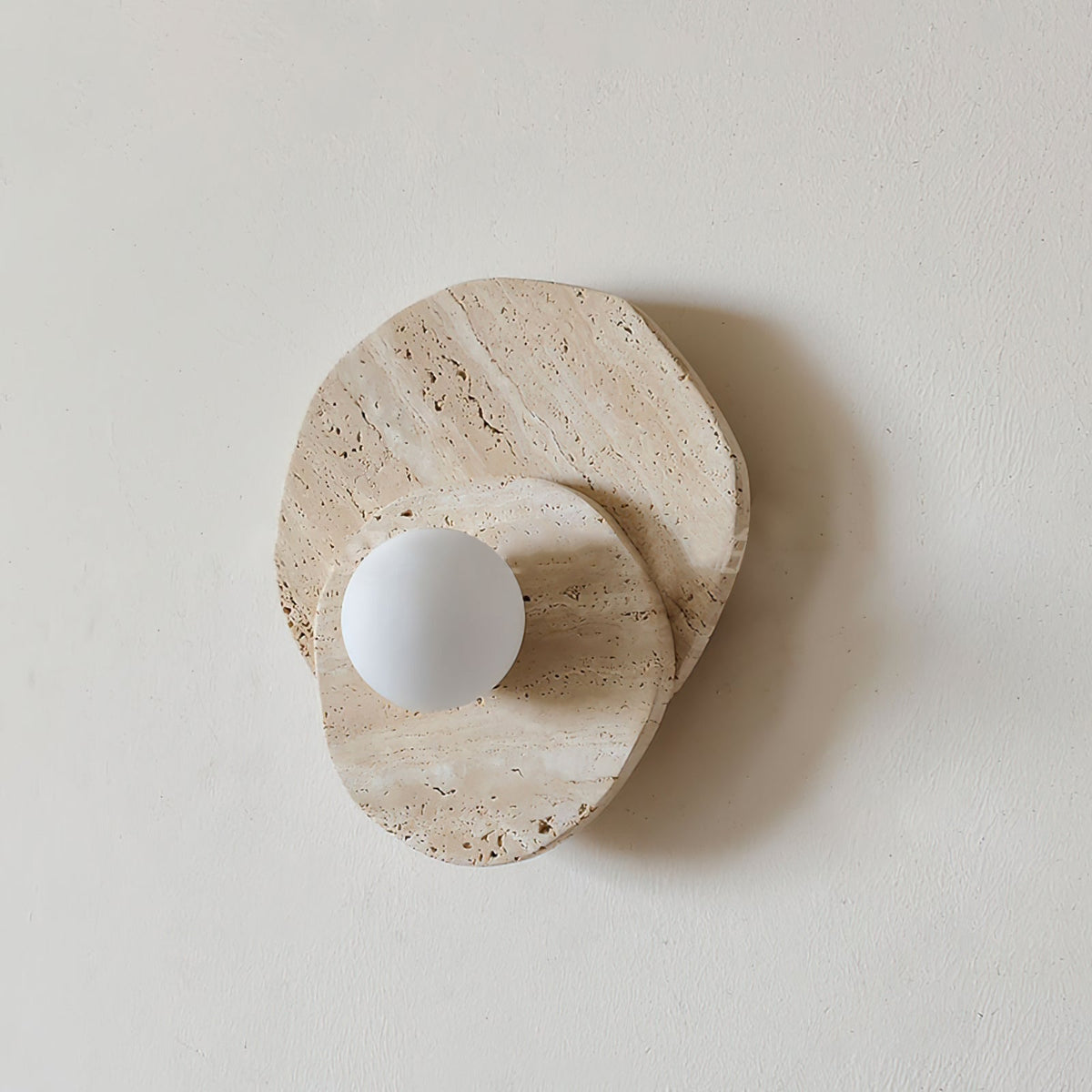 Tavinielle Wandleuchte Travertine Layered Wabi-sabi Ästhetik