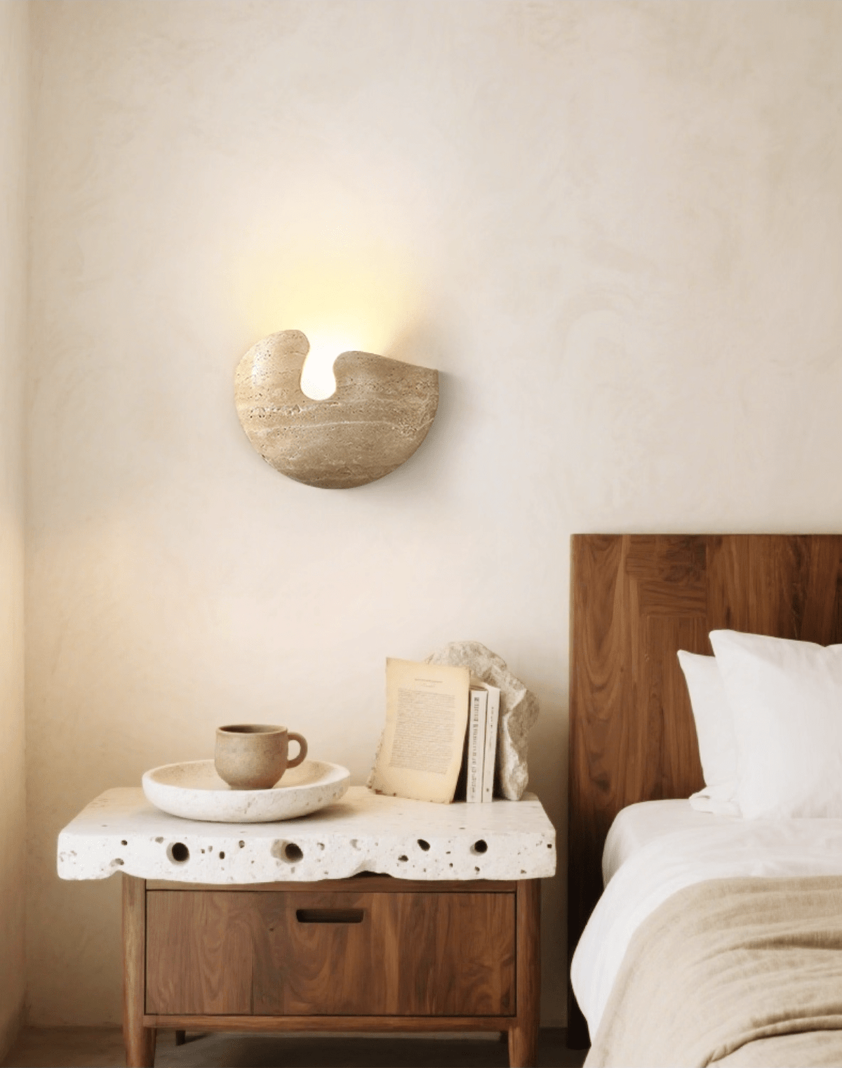 Pearl Stone Wandleuchte