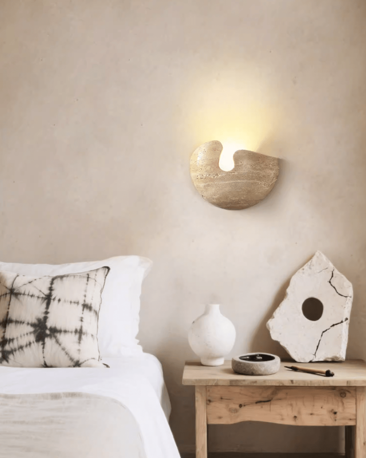 Pearl Stone Wandleuchte