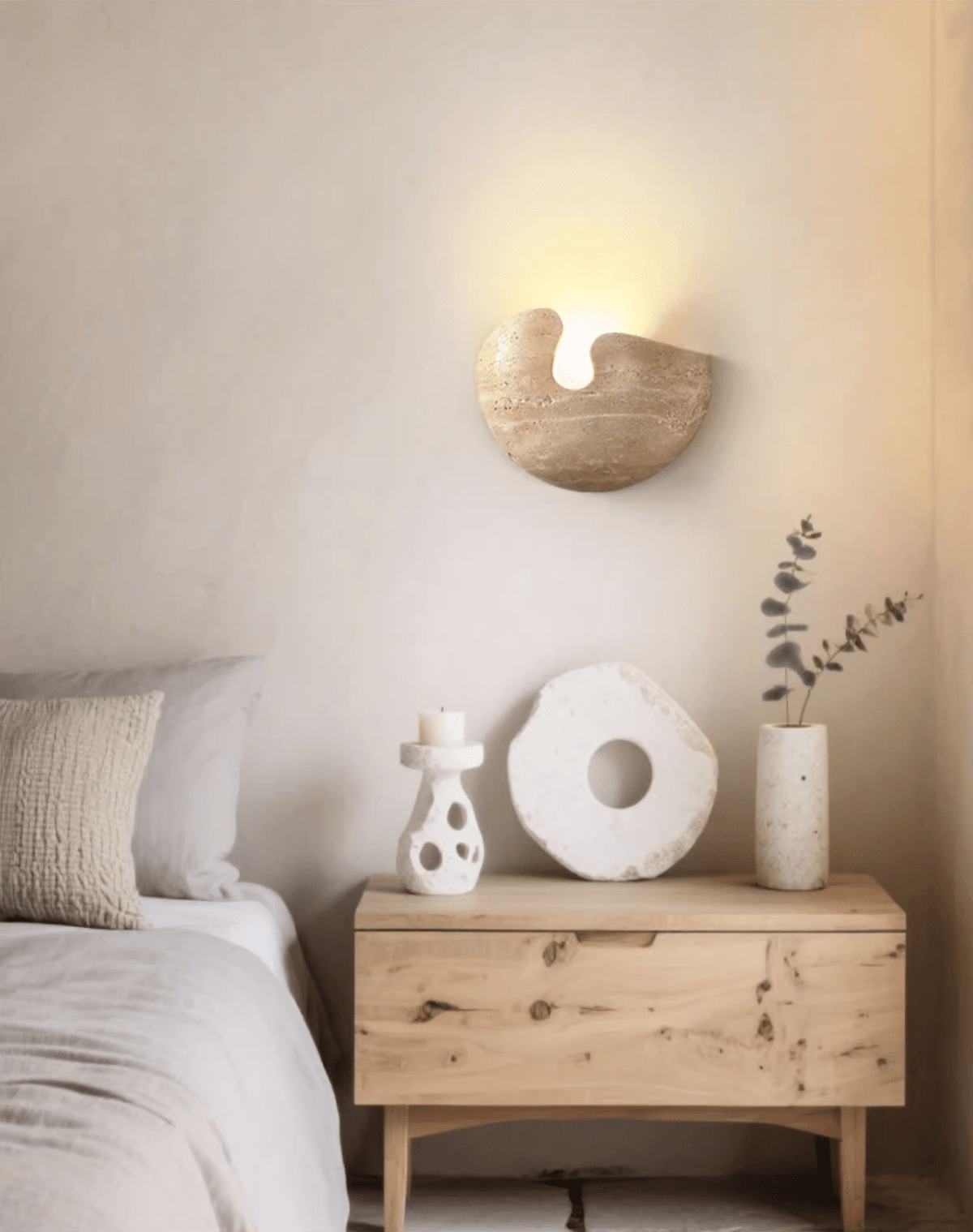Pearl Stone Wandleuchte