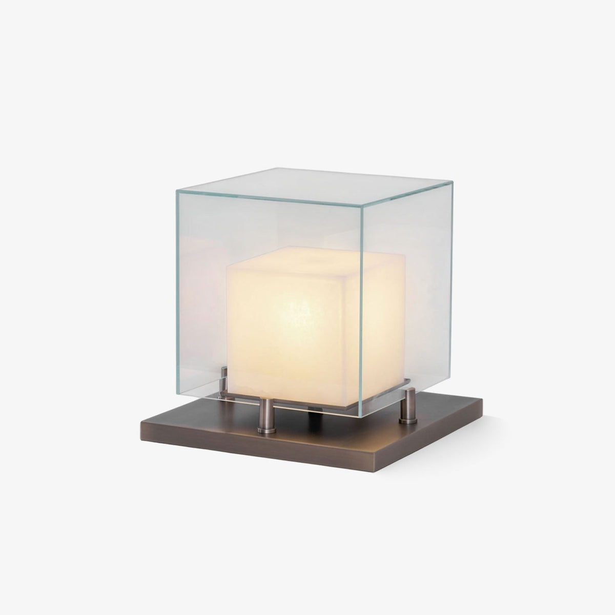 Cubo Alabaster Tischleuchte