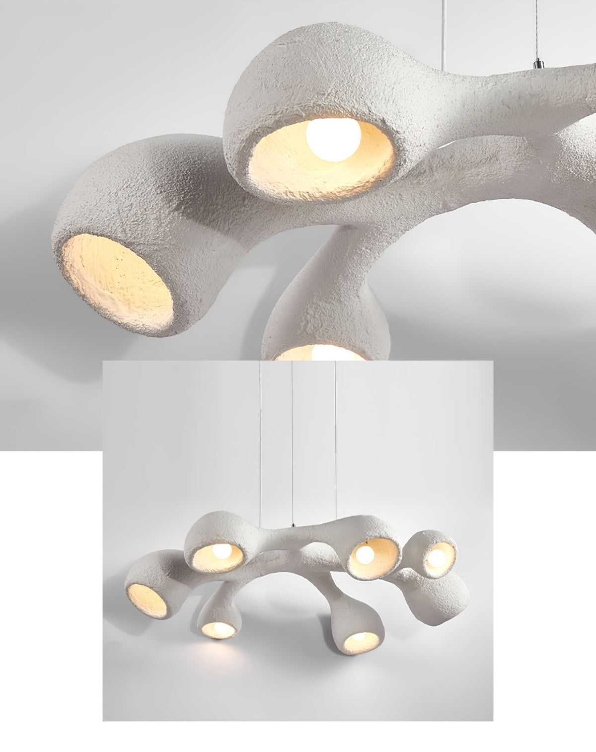 Seveny moderne Polystyrol-Pendelleuchte