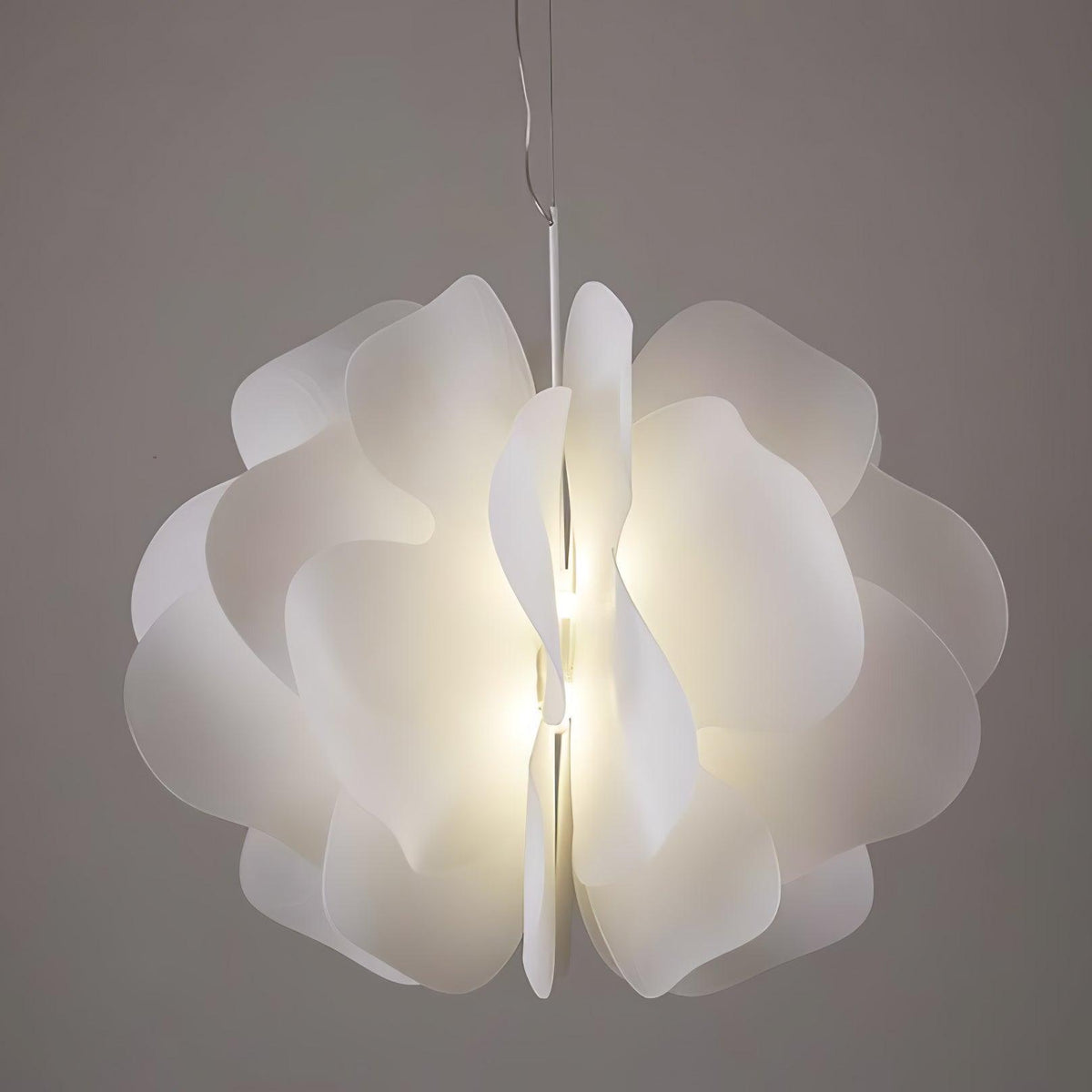 Orelisiella Pendelleuchte Kunststoff Blumendesign