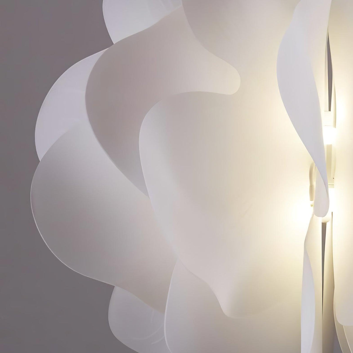 Orelisiella Pendelleuchte Kunststoff Blumendesign