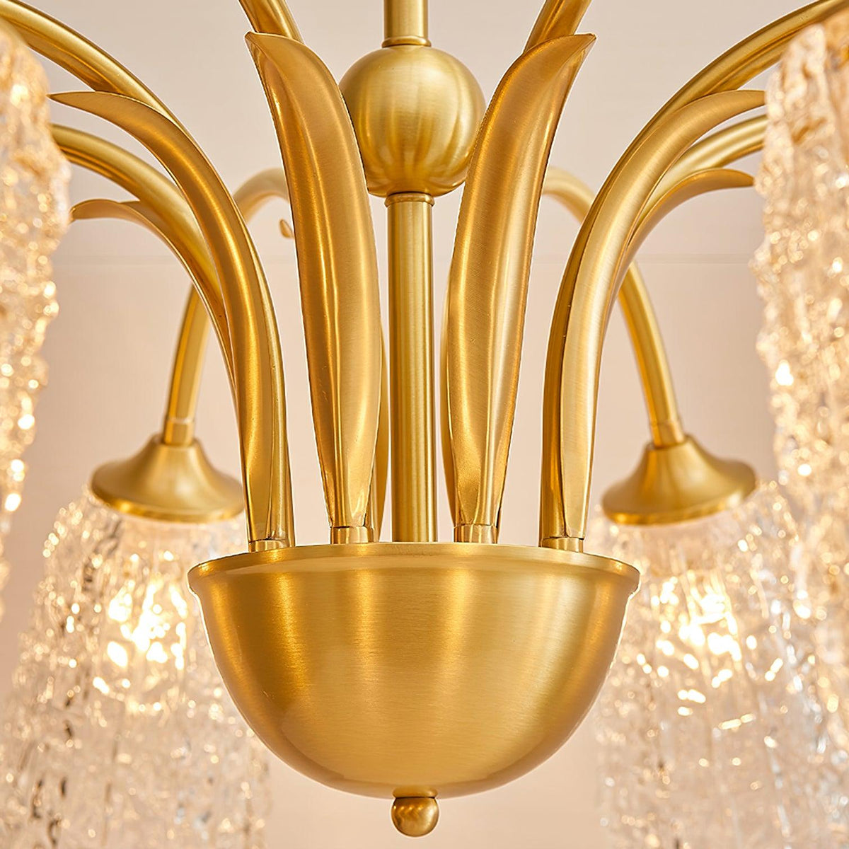 Celiella Vintage-Glas-Kronleuchter