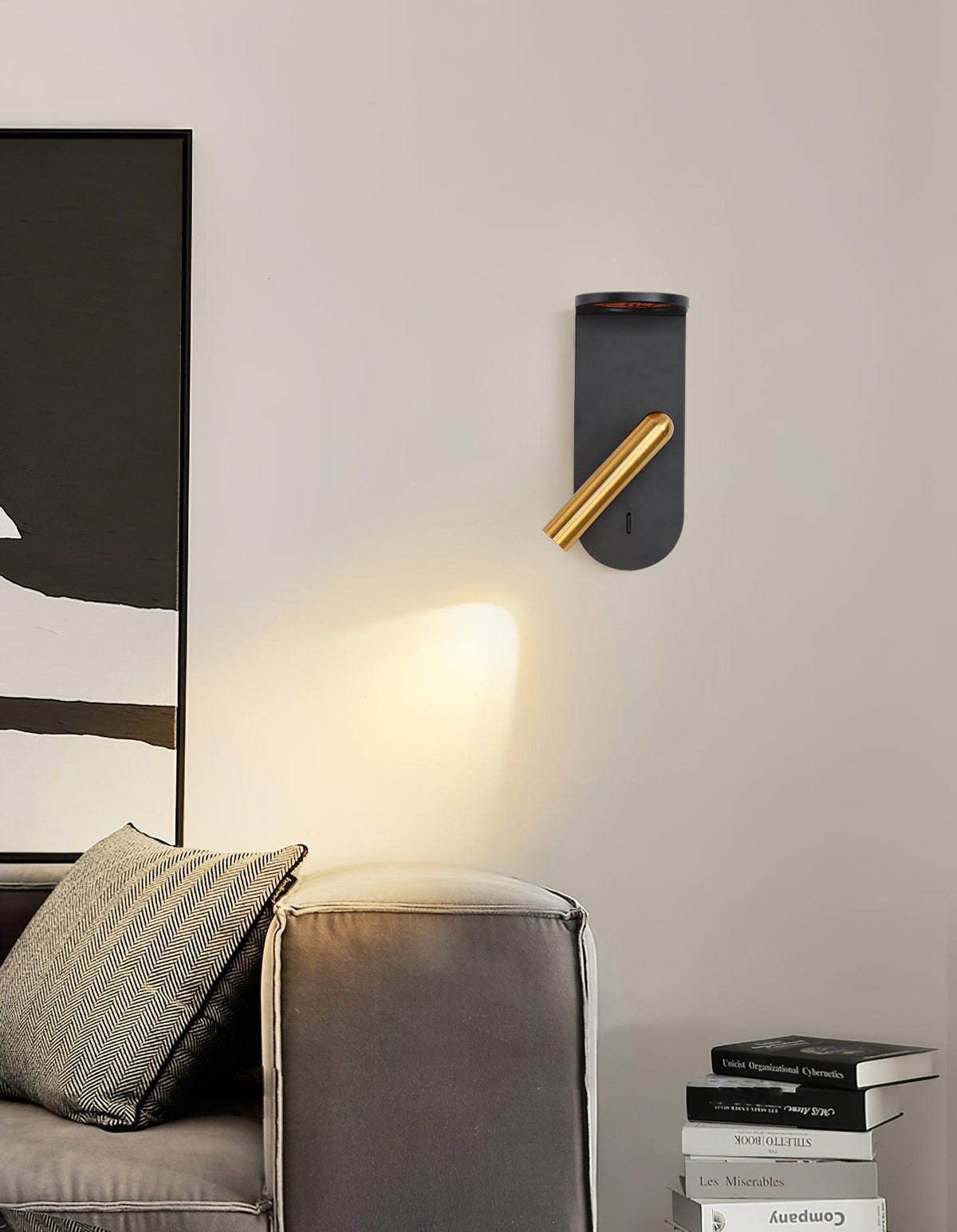 Caloaria Wandleuchte LED mit Ein-/Aus-Schalter verstellbar