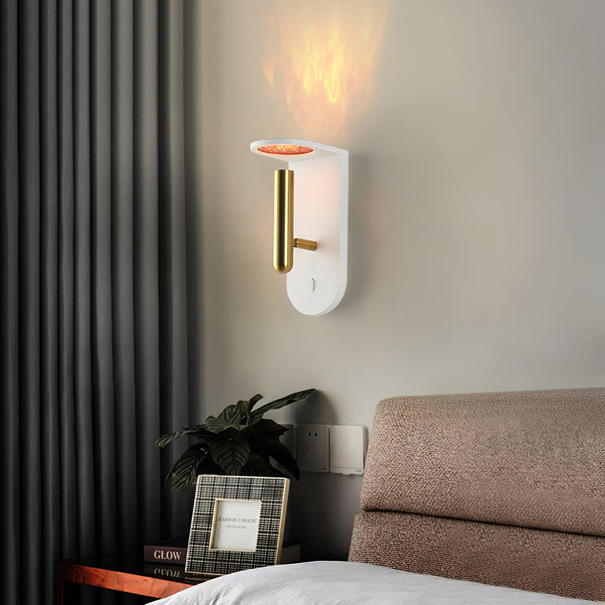Caloaria Wandleuchte LED mit Ein-/Aus-Schalter verstellbar
