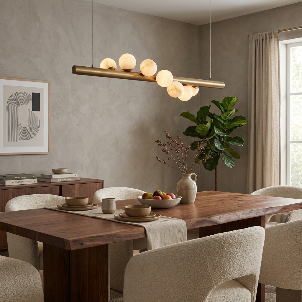 Isenford Alabaster Bar Pendelleuchte
