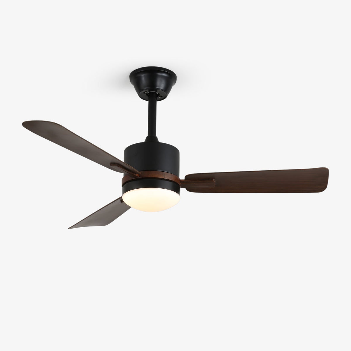 Zeyra Moderner Holz-Deckenventilator mit Beleuchtung