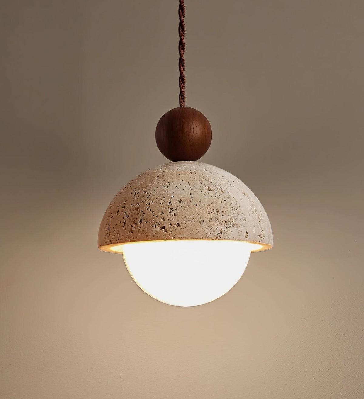 Bexn Travertine Pendelleuchte