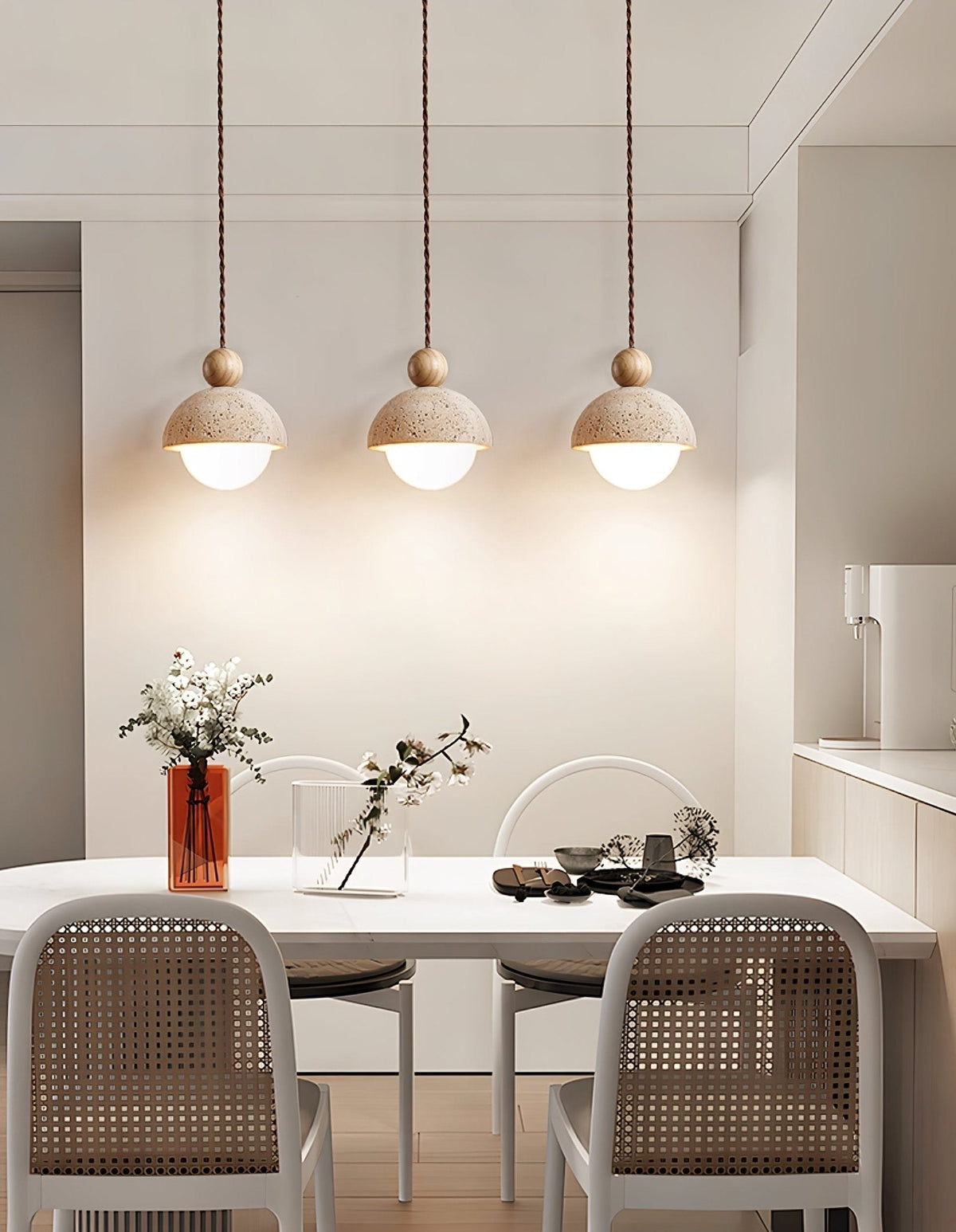 Bexn Travertine Pendelleuchte