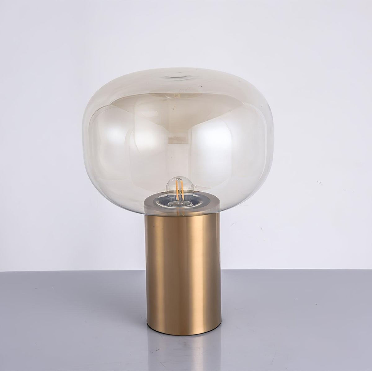 Teloz Industrielle Tischleuchte aus Glas