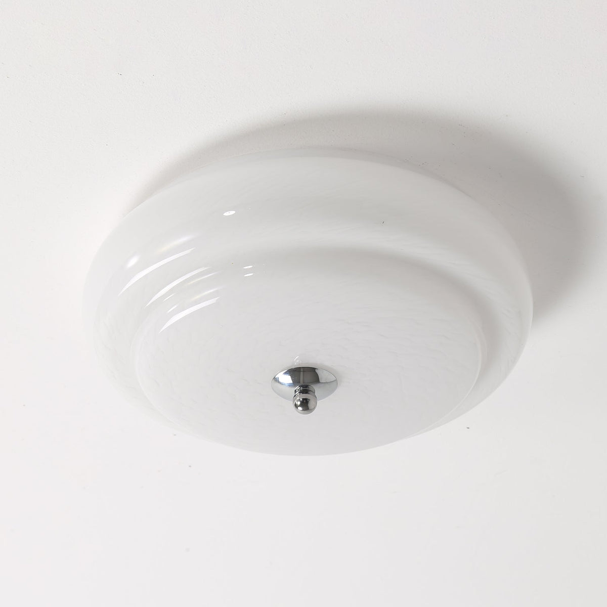 Olnoreth zeitgenössische minimalistische Glas-Deckenleuchte