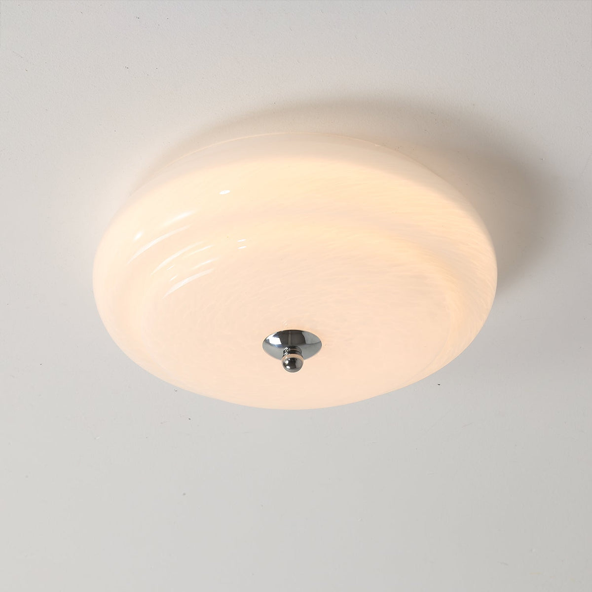 Olnoreth zeitgenössische minimalistische Glas-Deckenleuchte