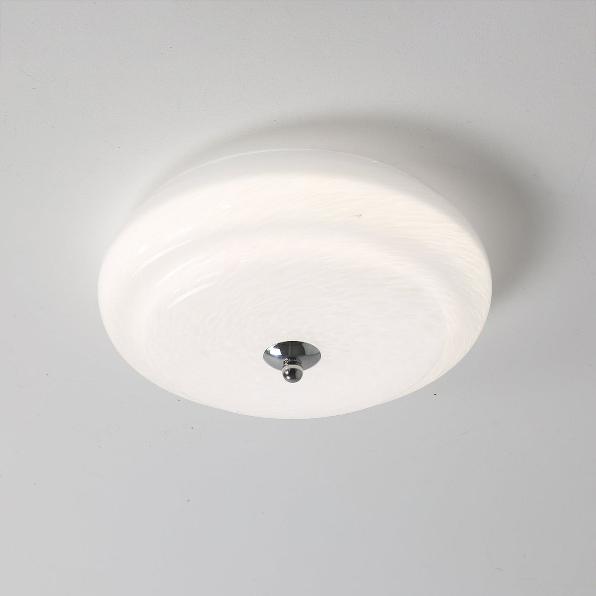 Olnoreth zeitgenössische minimalistische Glas-Deckenleuchte