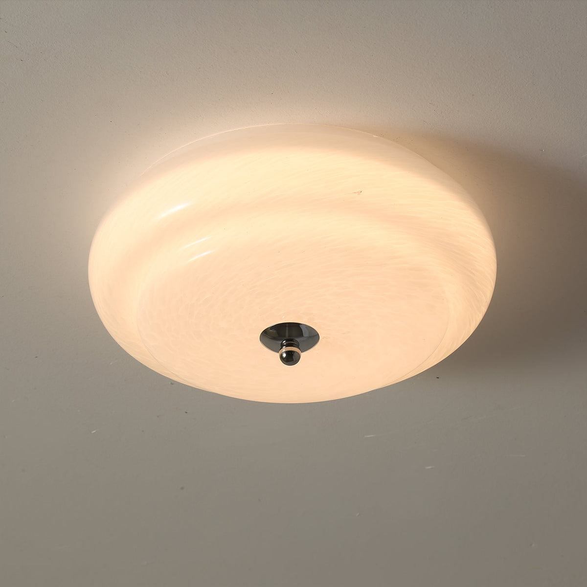 Olnoreth zeitgenössische minimalistische Glas-Deckenleuchte