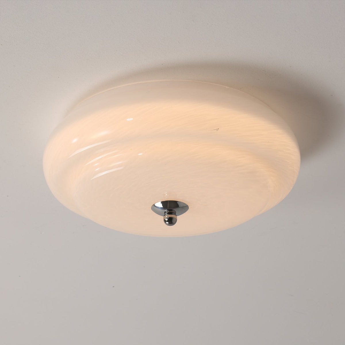 Olnoreth zeitgenössische minimalistische Glas-Deckenleuchte