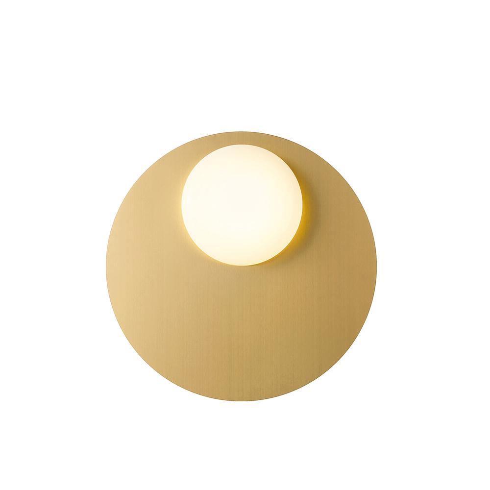 Ivsolion zeitgenössische minimalistische Wandleuchte aus Glas mit schräger Ausrichtung
