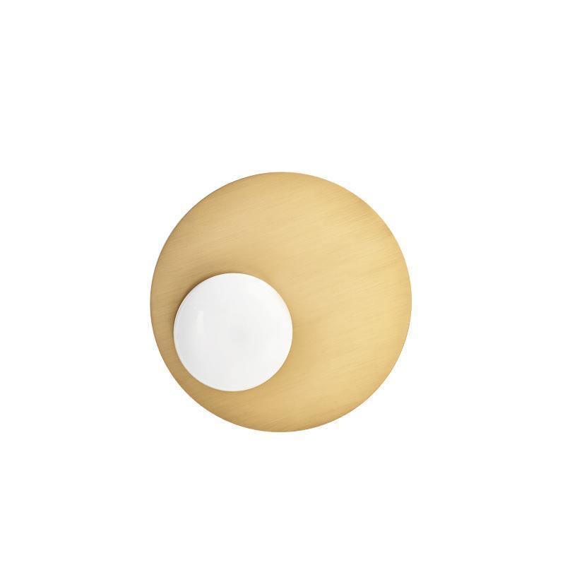 Ivsolion zeitgenössische minimalistische Wandleuchte aus Glas mit schräger Ausrichtung