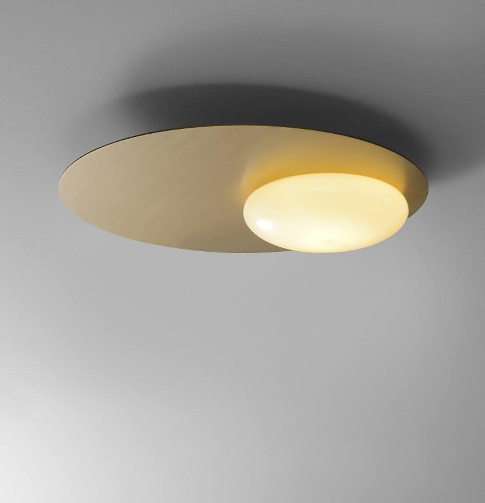 Ivsolion zeitgenössische minimalistische Wandleuchte aus Glas mit schräger Ausrichtung