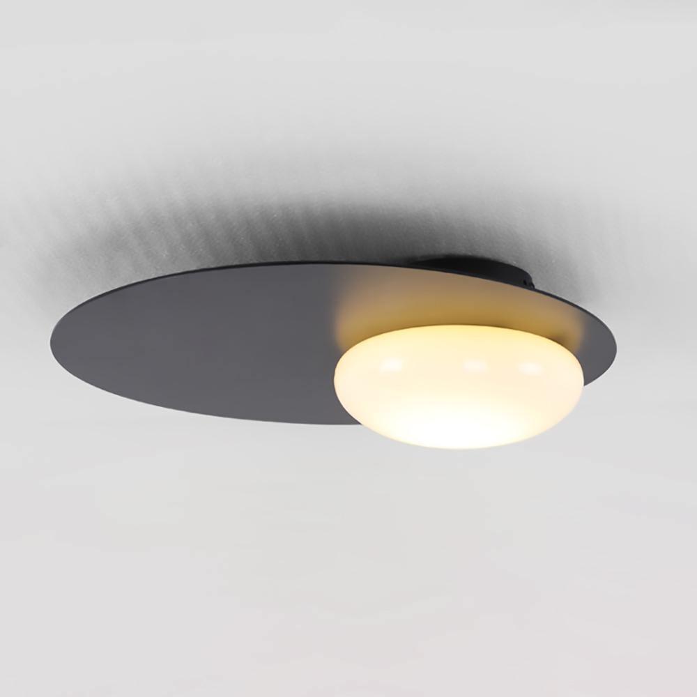 Ivsolion zeitgenössische minimalistische Wandleuchte aus Glas mit schräger Ausrichtung