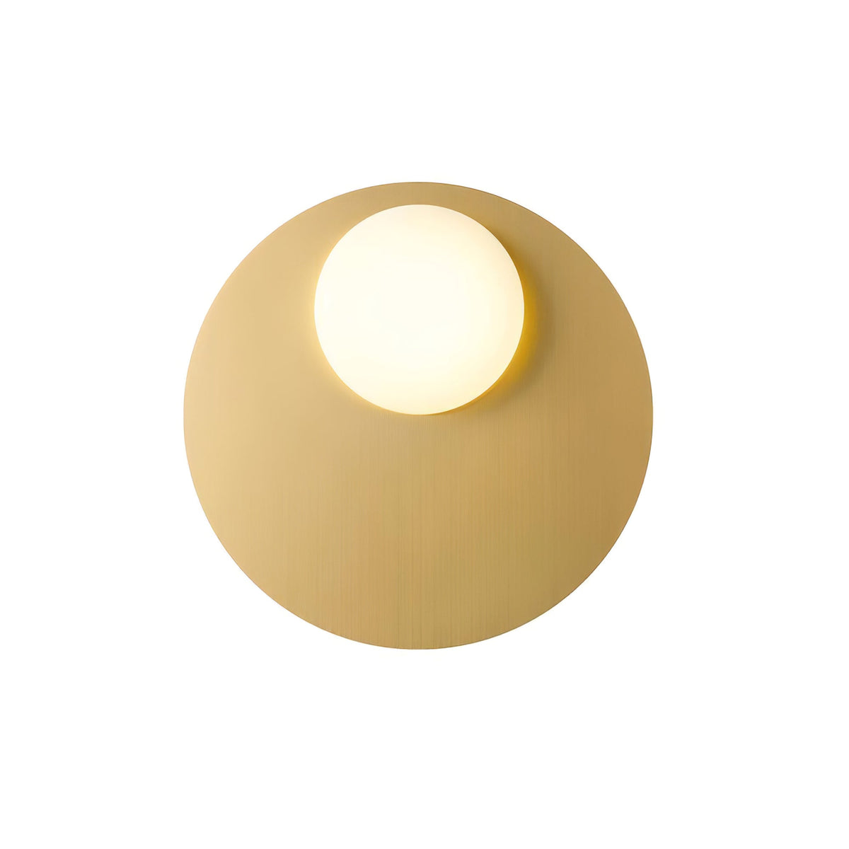 Ivsolion zeitgenössische minimalistische Wandleuchte aus Glas mit schräger Ausrichtung