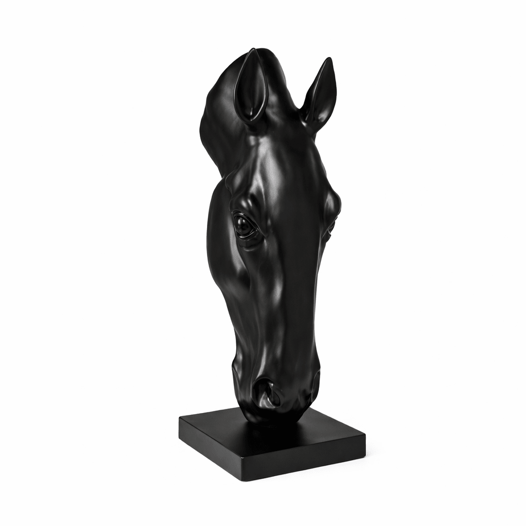 Seraphel Pferdekopfskulptur