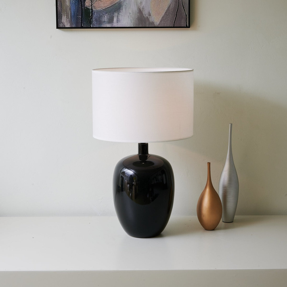 Derek Moderne Keramik-Tischlampe