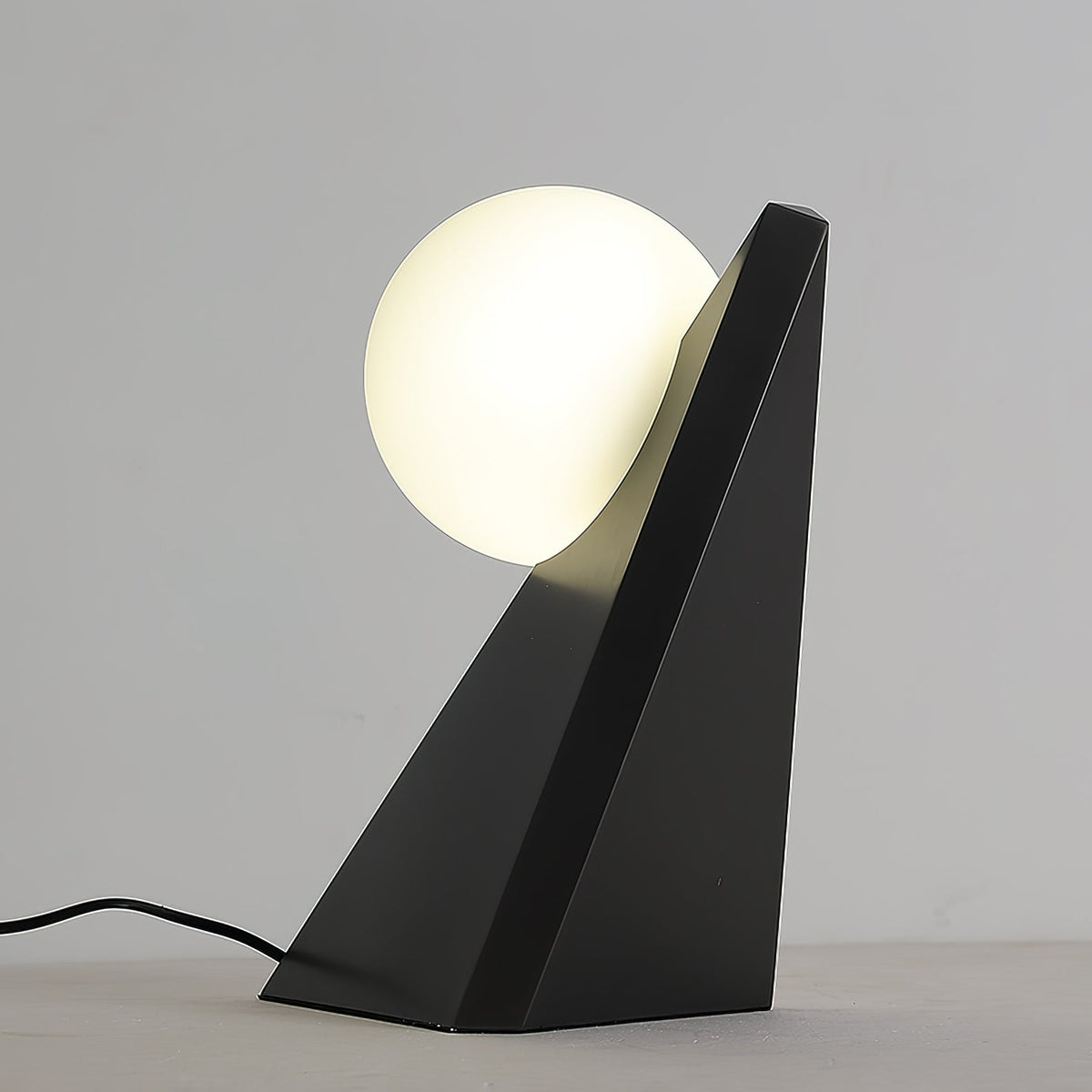 Nixie Geometrische Glas-Tischleuchte