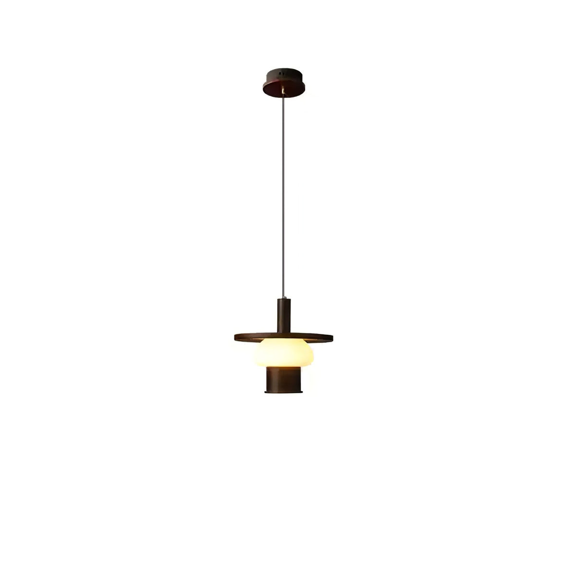 Zephaan traditionelle Kunst klassische Pendelleuchte aus Holz und Glas