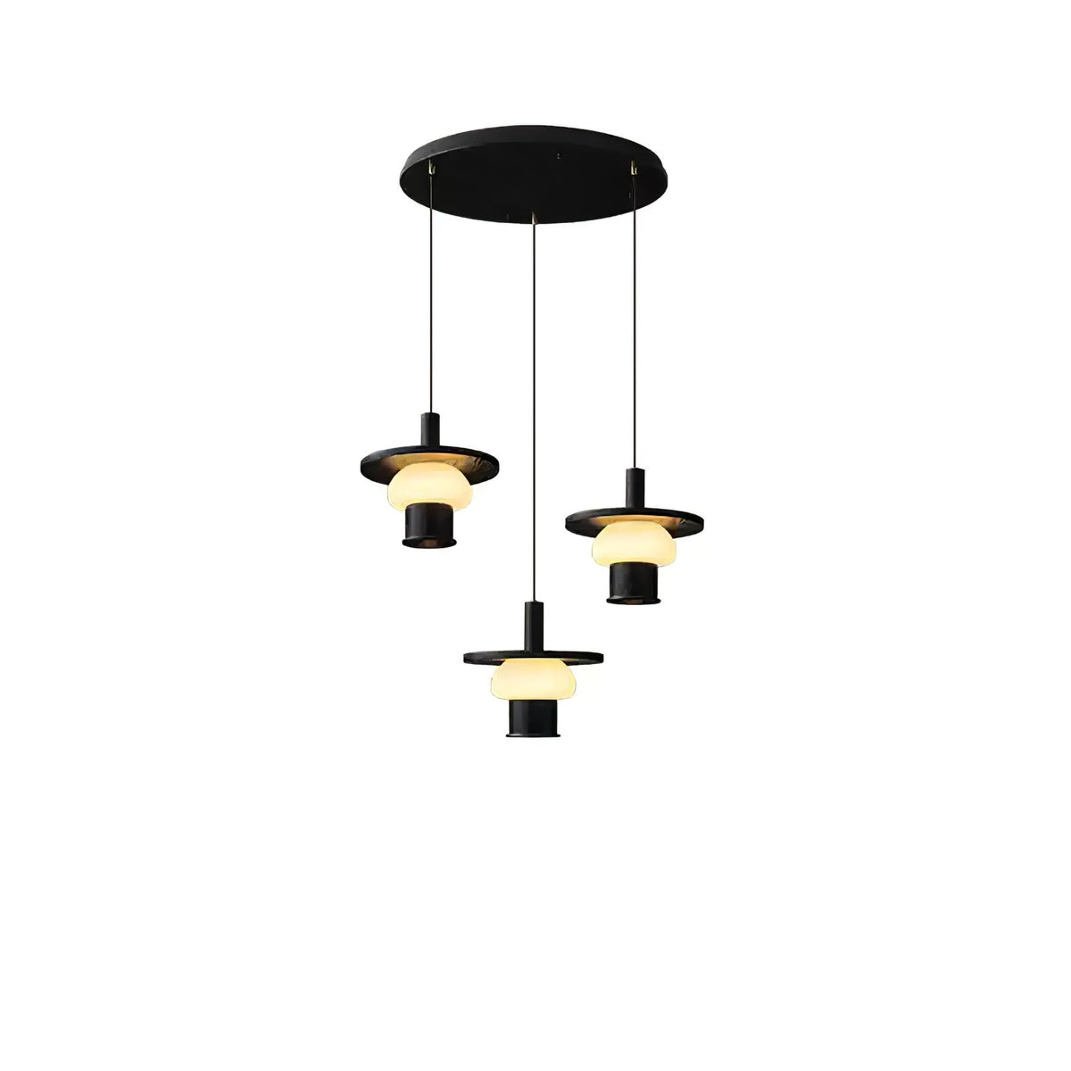 Zephaan traditionelle Kunst klassische Pendelleuchte aus Holz und Glas