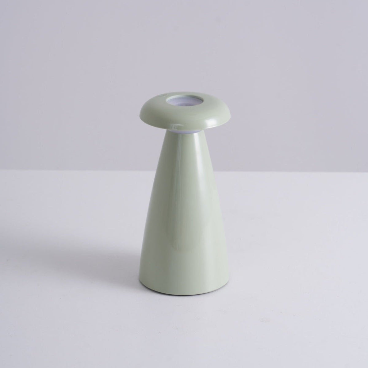 Mushroove Keramik-Tischleuchte im minimalistischen Stil in Grau