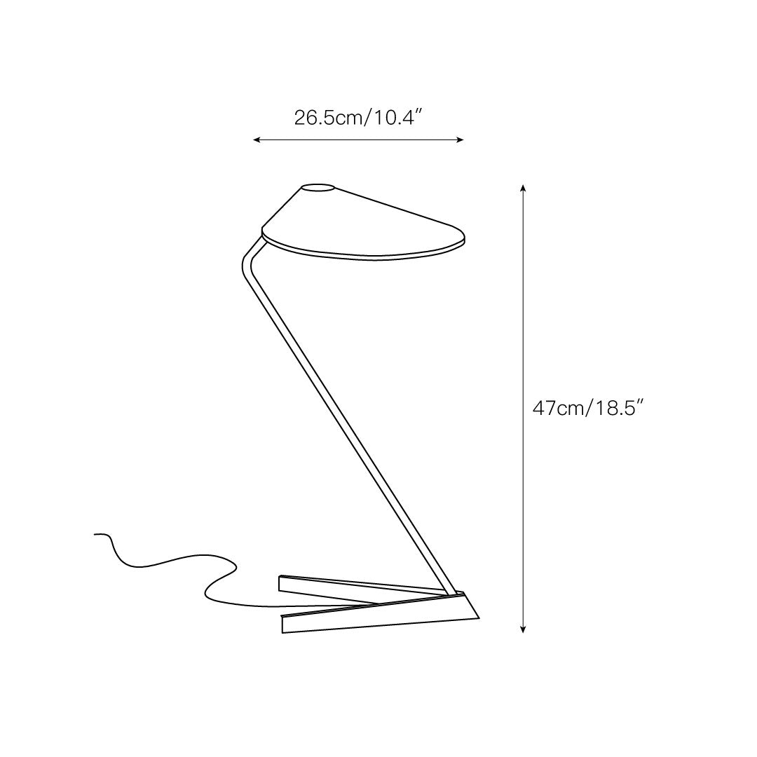 Sable Tischlampe