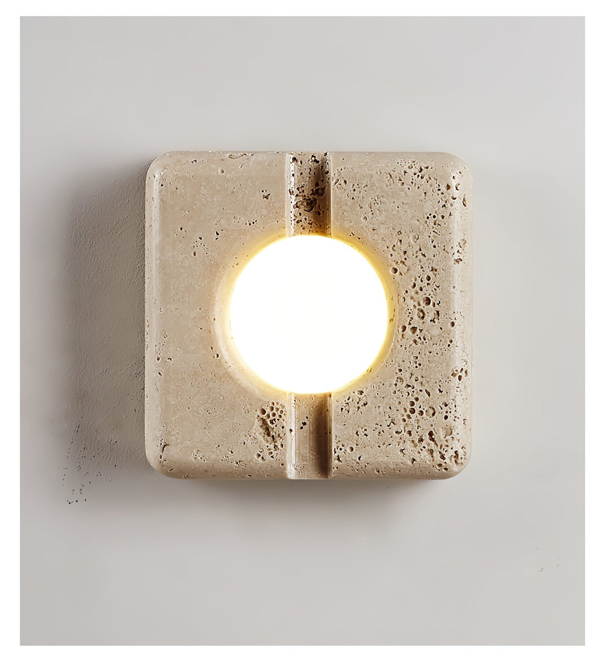 Valaora Travertine Wandleuchte