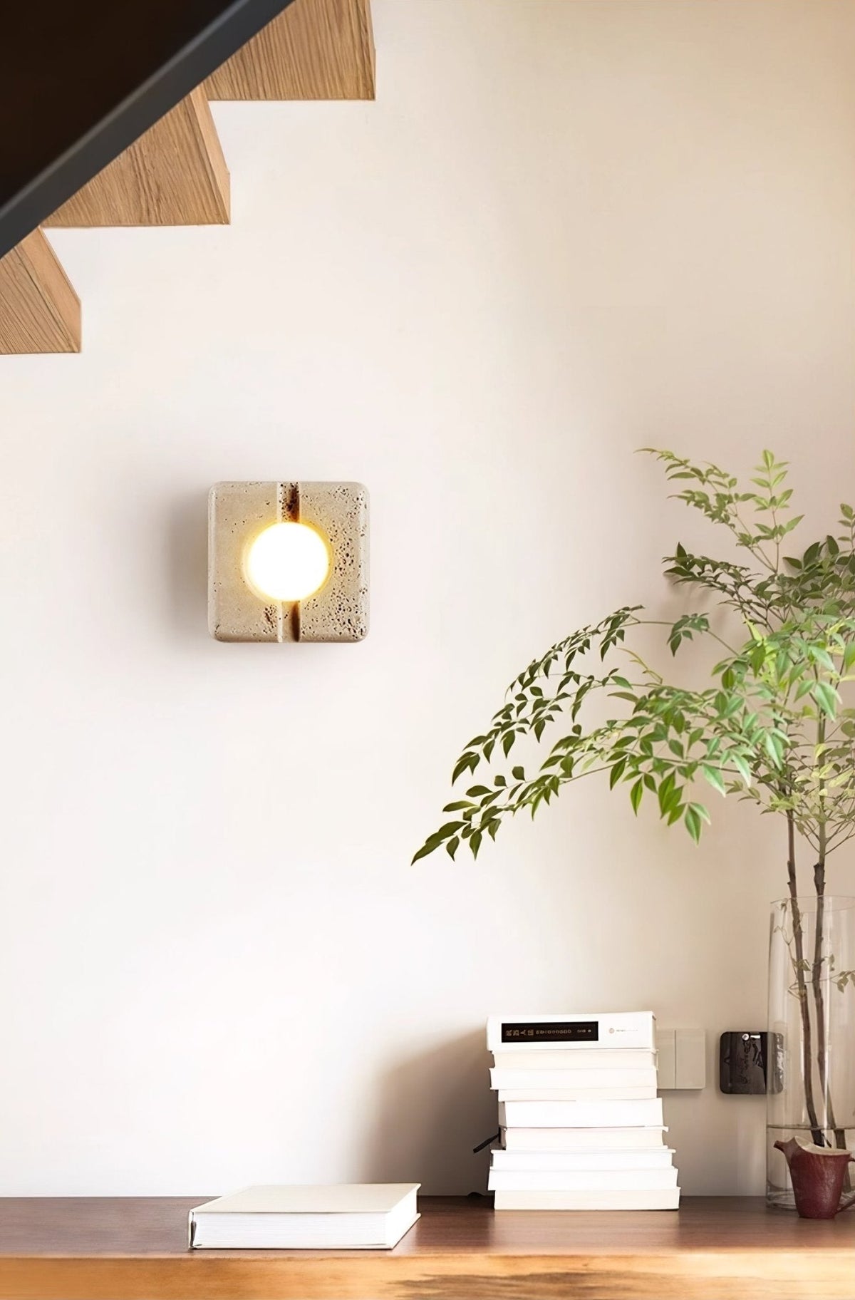 Valaora Travertine Wandleuchte