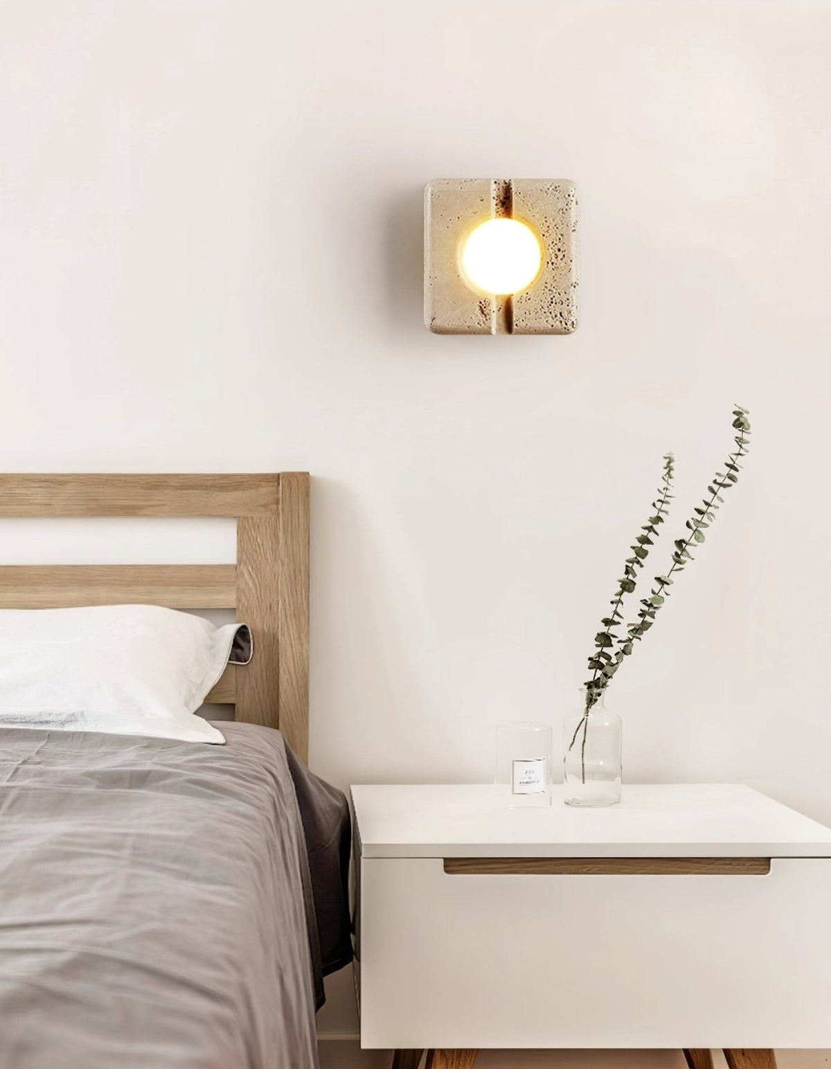 Valaora Travertine Wandleuchte