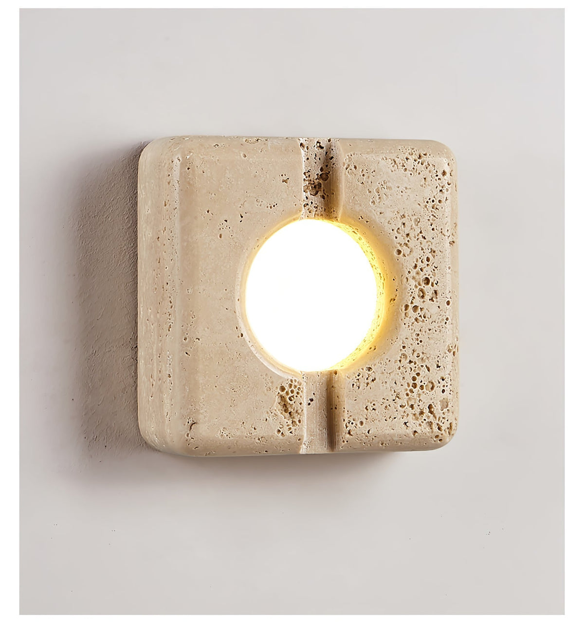 Valaora Travertine Wandleuchte