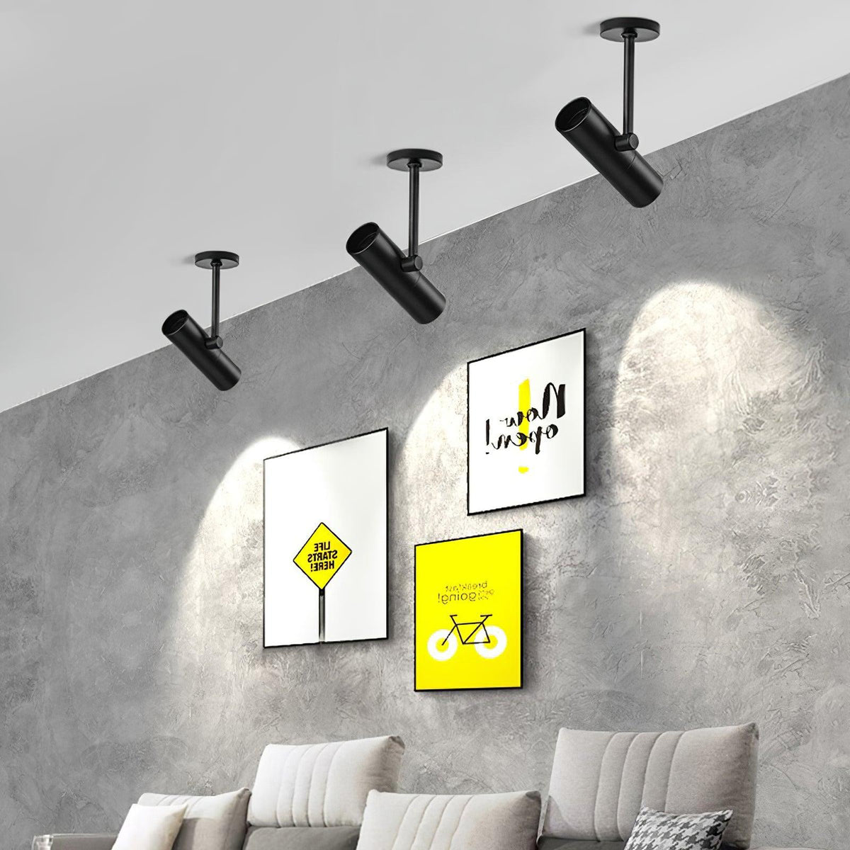 Divi Deckenleuchte Zylinder-Spot Industrial für Loft-Studie