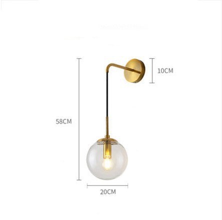 Valentina Modern LED Wandleuchten Innen Schwarz Ess/Wohnzimmer Glas