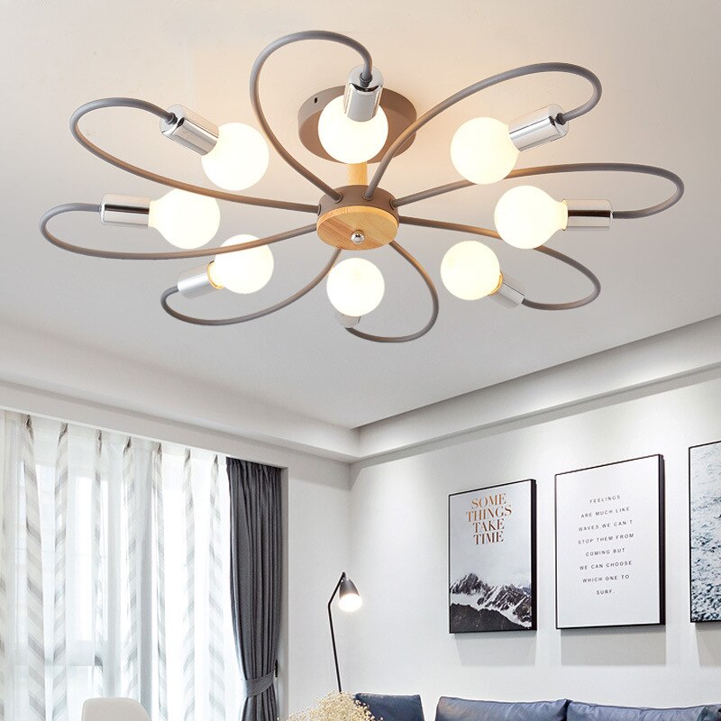 Arisha Arisha LED Deckenleuchte Wohnzimmer/Arbeitszimmer Metall