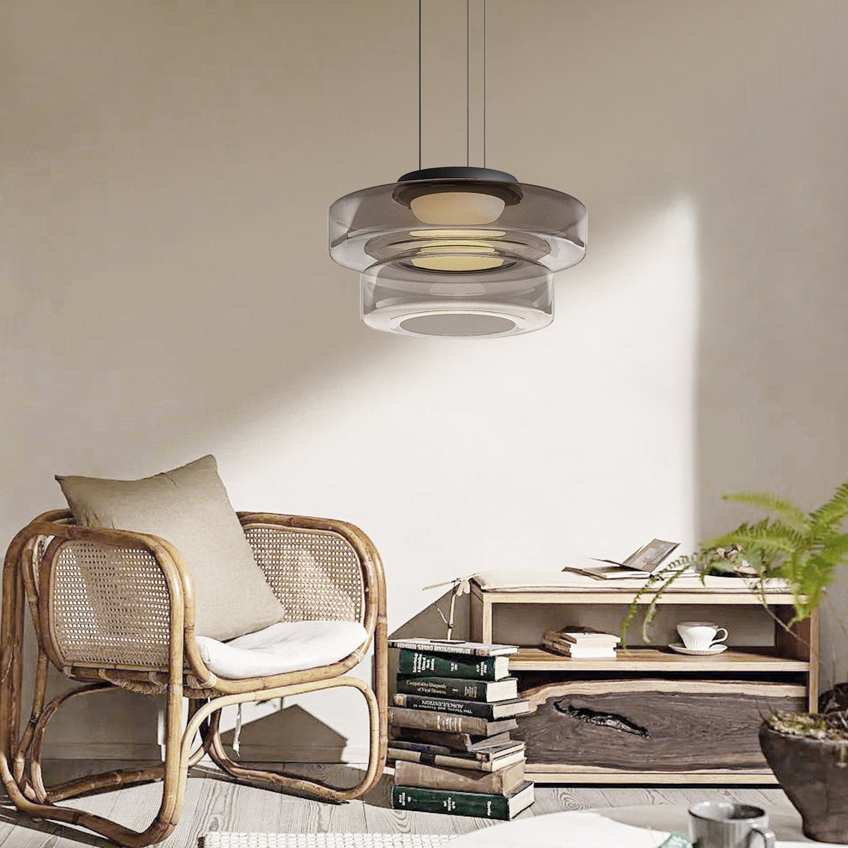 Valentina Modern Kücheninsel Glas Pendelleuchte Wohnzimmer