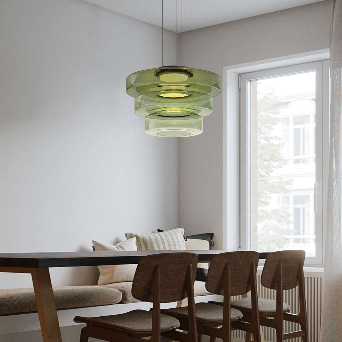 Valentina Modern Kücheninsel Glas Pendelleuchte Wohnzimmer