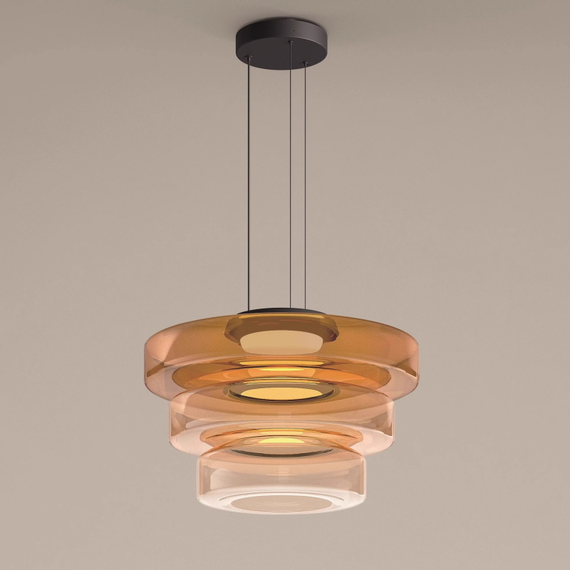Valentina Modern Kücheninsel Glas Pendelleuchte Wohnzimmer